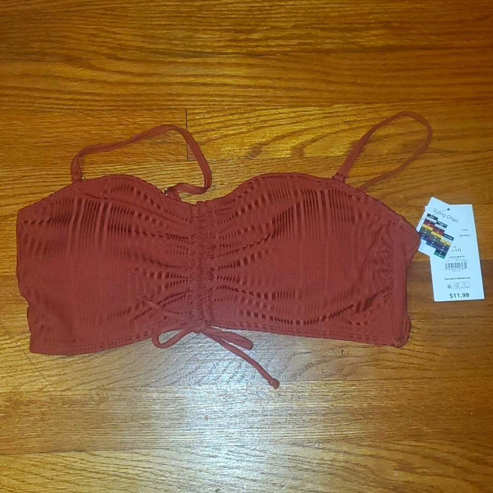 🎉 Rusty brick swim top women's XL